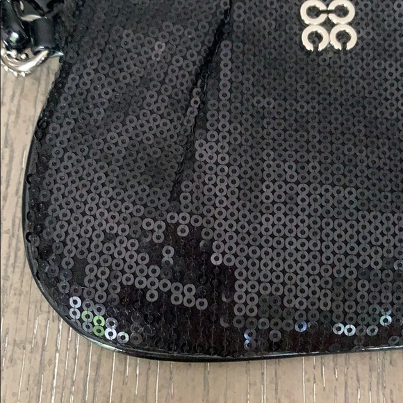 Coach Sequin Wristlet, Black - Picture 7 of 7